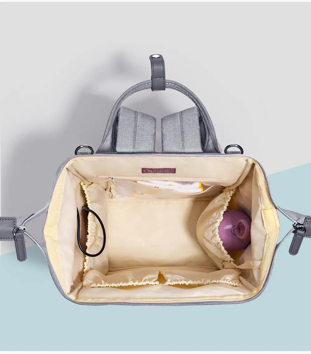 Large Capacity Lightweight Diaper Backpack for Moms