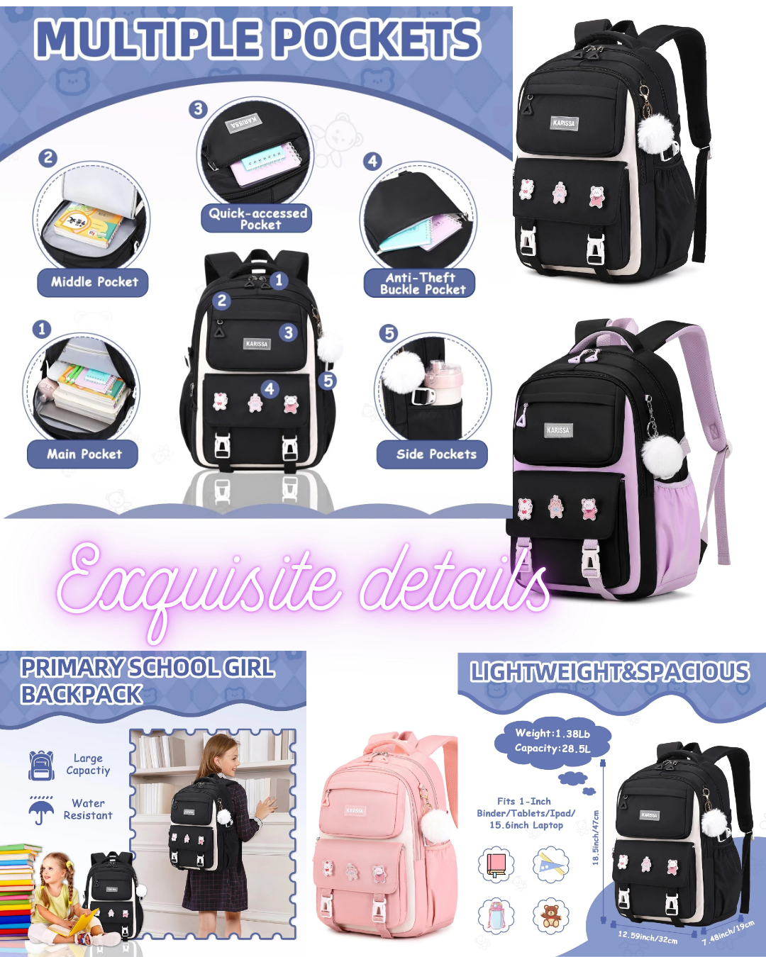 pig girl backpack