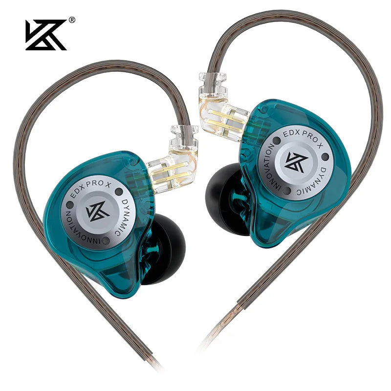 KZ EDX PRO X Dynamic Drive Earphone HIFI Bass Earbud Sport Music Cancelling Headsets 2PIN Cable KZ ZSTX ZSN PRO X EDC EDA ZVX