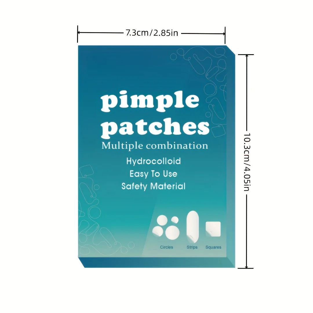 Skin-Calming Acne Patches - Hydrocolloid Technology Gently Heals Blemishes, invisibleProtection.