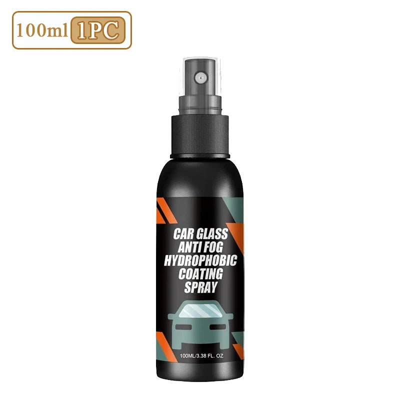1-10PCS Car Windshield Hydrophobic Coating Spray Anti Fog Water Repellent Treatment for Rearview Mirror Glass Rainproof