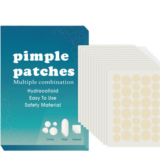 Skin-Calming Acne Patches - Hydrocolloid Technology Gently Heals Blemishes, invisibleProtection.
