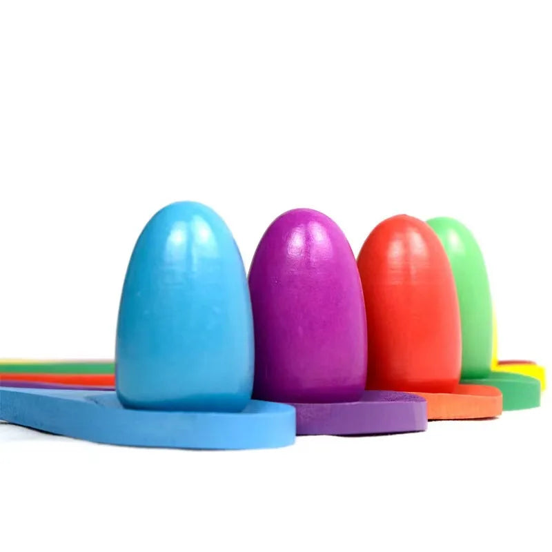 Classic Races Set for Kids: Sack Bags, Three-Legged Bands, and Wooden Egg & Spoon for Sensory Integration Training