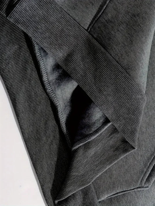 Men's hoodie, Psalm 34:0 Faith over fear and eagle pattern print, loose and casual pullover with kangaroo pocket